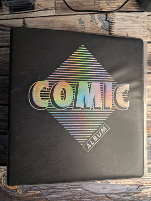 Vintage UltraPro 3'' D-Ring Black Comic Book Album binder