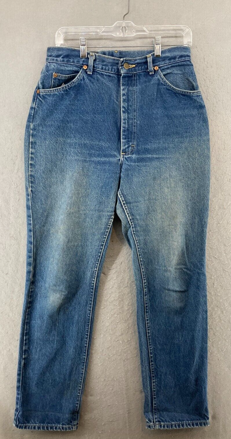 Lee Women's Relaxed Vintage Mom Jeans 14M USA Made-image