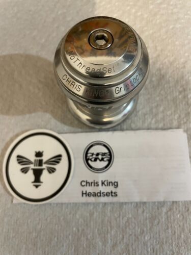 NOTHREADSET CHRIS KING SILVER 1 1/8 - Picture 1 of 6
