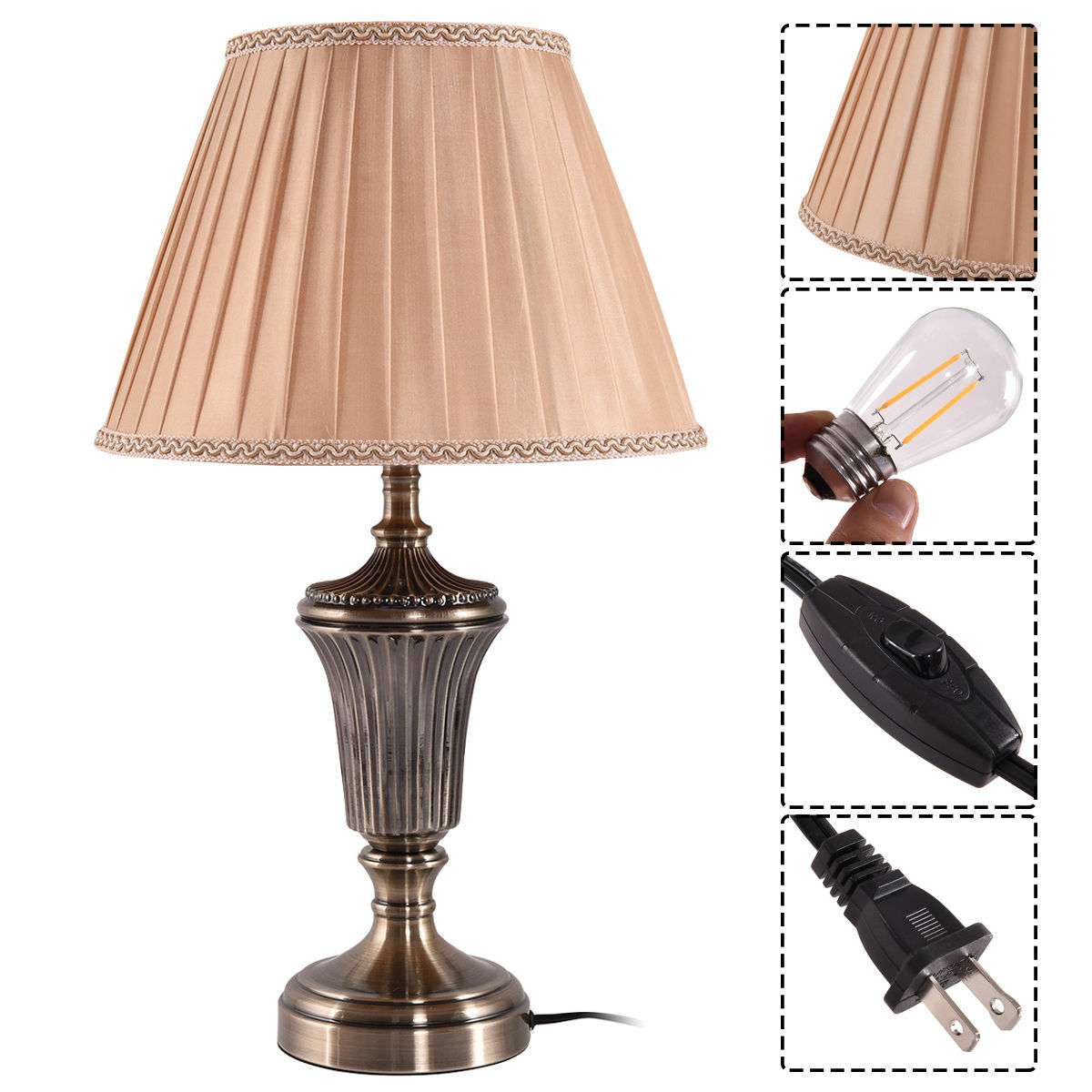 antique nightstand lamps