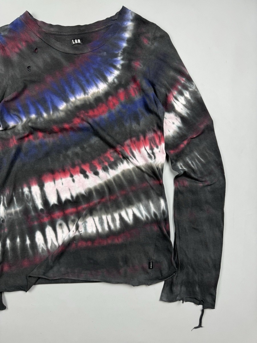 L.G.B. Le Grande Bleu distressed longsleeve size 3 | eBay