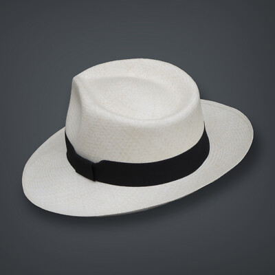 Genuine Panama Hat Montecristi ''Havana'' Fino regular Men Woman Straw hat UPF 40+