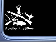 Family Tradition Sticker M313 6 Inch Duck Bass Deer Hunting Decal
