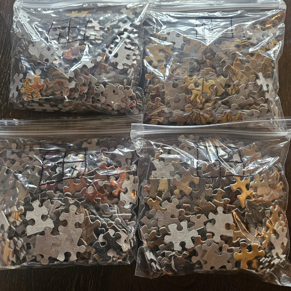 Charles Wysocki Monte Monty Minding the Store 1000 Pc Puzzle Vtg Fall Halloween - Image 2 of 4