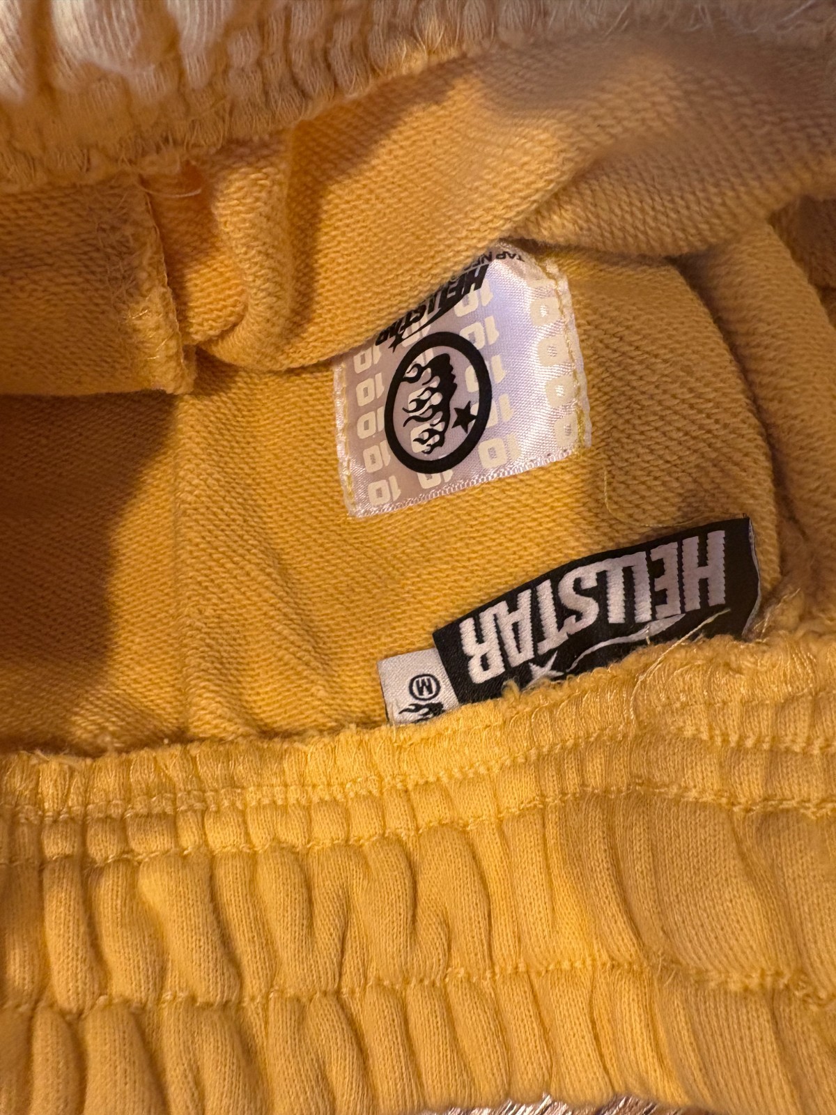 yellow Hellstar Sweats Size MEDIUM - image 2