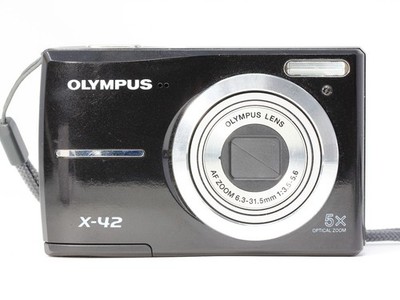 Olympus X-42 12.0 MP Digital Camera w/ 16GB Micro SD Card + Adapter NO FLASH