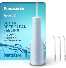 Panasonic Series 300 Water Flosser for Teeth, Cordless EW-DJ27-A311, 99.9% Plaqu