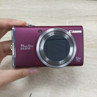 Canon PowerShot SX200 lS 12.1MP 12x Optical Zoom CCD Digital Camera 90% New