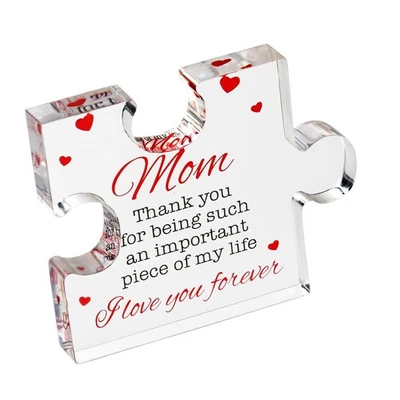 en acrylique gravé, cadeau unique, significatif et mignon pour maman, de la - Photo 1/4