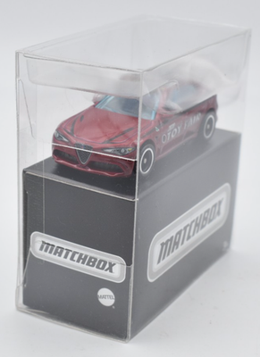 Matchbox Superfast 2016 Alfa Romeo Giulia red. 2020 Toy Fair. Box