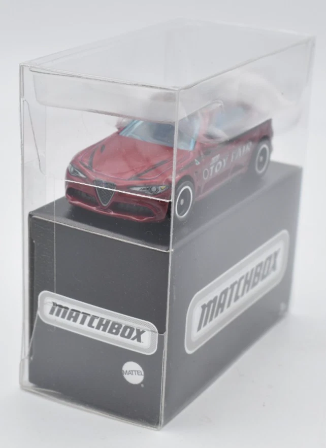 Matchbox Superfast 2016 Alfa Romeo Giulia red. 2020 Toy Fair. Box - Image 2 of 4
