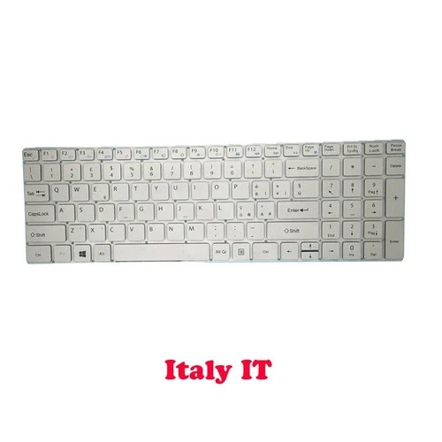 Laptop NO Backlit Keyboard For Teclast F15 Italy IT Without Frame Silver New
