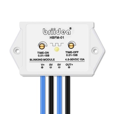 Briidea 10 Amp Blinking Flasher Module DC 4.5-30V Suitable for Various... 