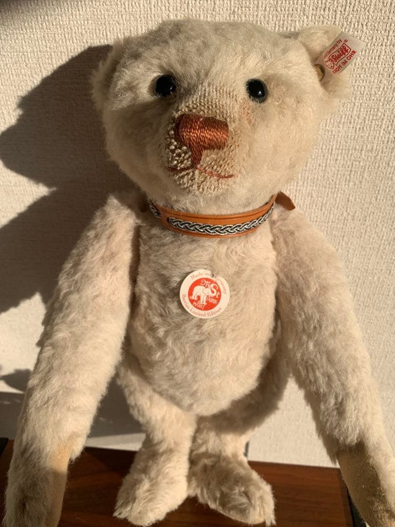 Steiff Bastian Antique 38cm Plush Bear Glow-in-the-Dark Sound Collectible