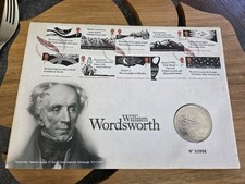 ROYAL MINT / ROYAL MINT 2020 WILLIAM WORDSWORTH  £5 COIN  and COVER