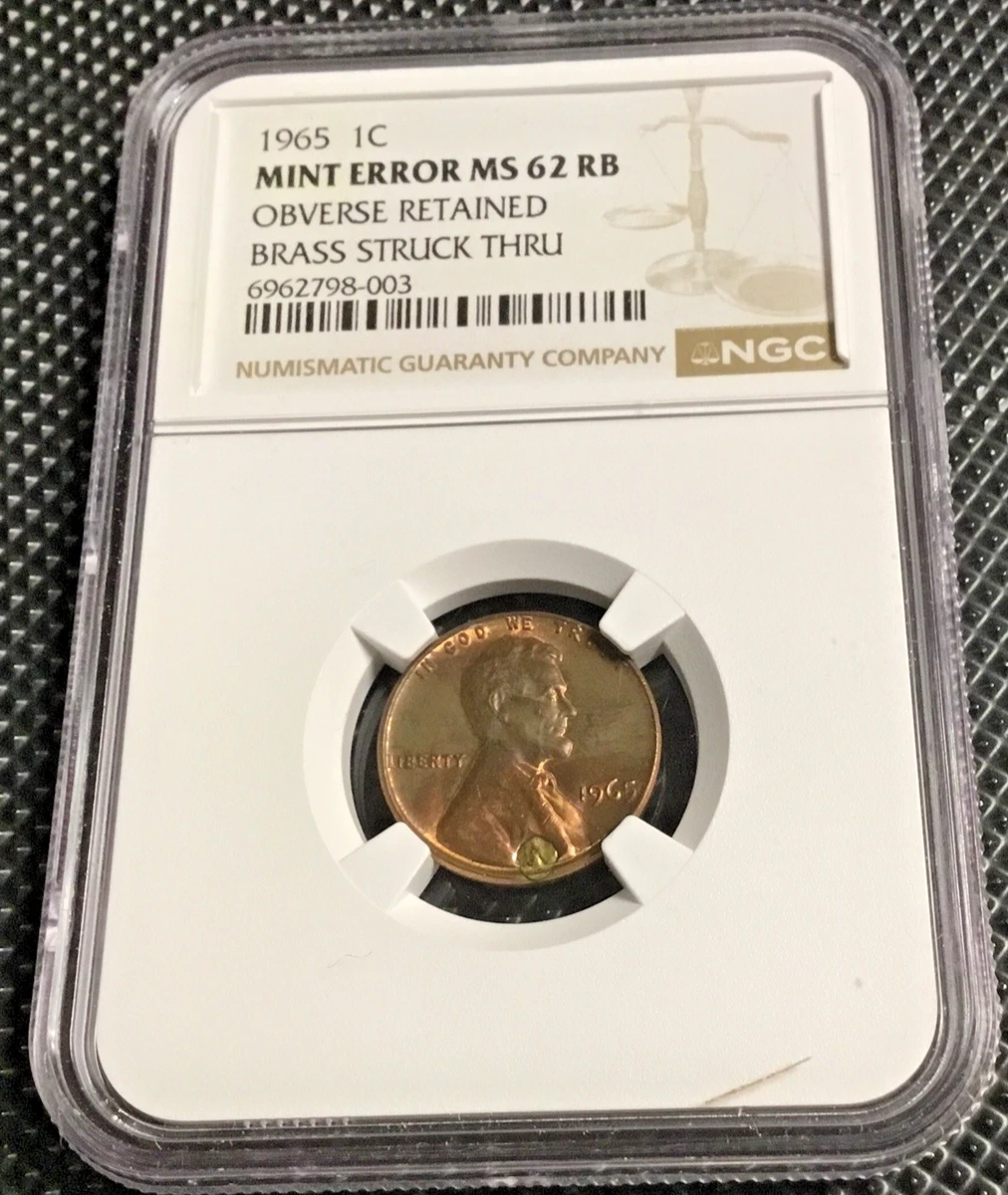 Lincoln Memorial Penny Grade MS 62 US Coin Errors for sale | eBay