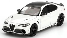 MINI GT 1/64 MODELLINO AUTO STATICO ALFA ROMEO GIULIA GTA 2020 BIANCO SCALA 1:64