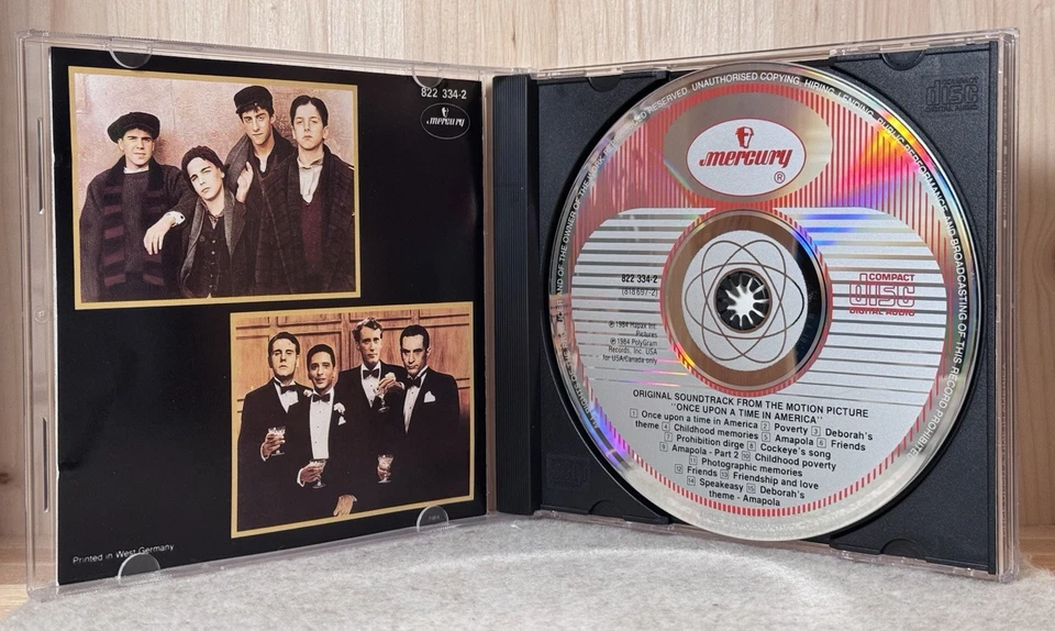 Ennio Morricone - Once Upon A Time In America OMP Soundtrack CD 1985 W. Germany - Image 3 of 4