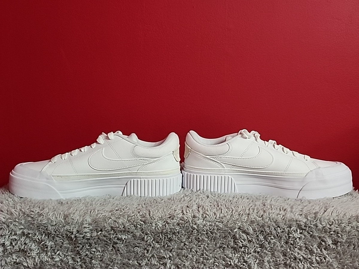 Nike Women's Court Legacy Lift, Triple White, 10 DM7590-101 | eBay