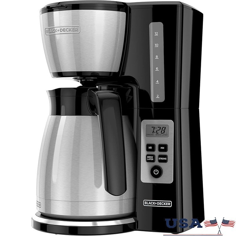4 Layer Thermal Carafe No Drip Spout New