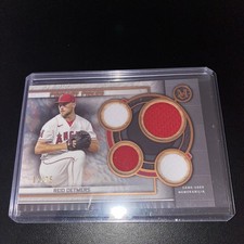 REID DETMERS 2023 TOPPS MUSEUM PRIMARY PIECES QUAD PATCH COPPER /75 Q1217