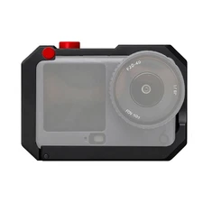 For DJI Osmo Action 6 Metal Cage Cold Shoe Mount Protective Frame Camera Case