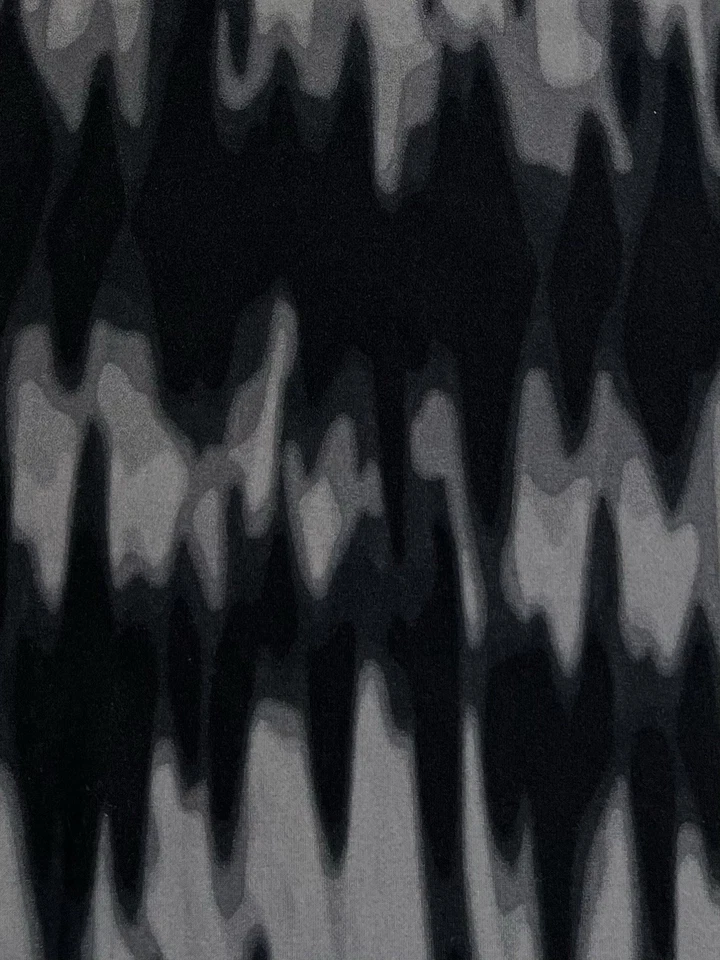 LuLaRoe Leggings TC Alto Curvilíneo TIE DYE RAYAS Tribal Negro Blanco Yoga Informal Foto 3 de 4