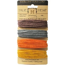 Hemptique True Hemp Cord 20lb 120'-Harvest