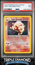 2002 Pokemon Neo Destiny #12/105 Light Arcanine Holo PSA 7 NM FDP38