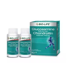 Bio-Life Glucosamine 500mg with Chondroitin Sulphate 400mg (2x90 Tablets) EXP 20