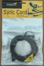 Impact 16ft Sync Cord Heavy Duty New In Pack Male Household To Male