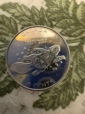 BEAUTIFUL 1867-2017 Indigenous Design Beaver 5¢ nickel