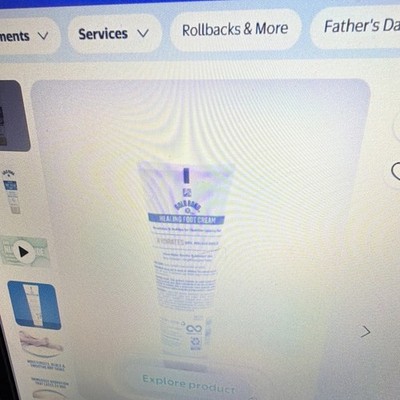Gold Bond Healing Foot Cream Daily Use Hydrating Moisturizer Tube