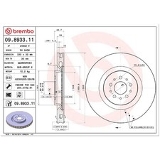 2x Bremsscheibe vorne für Alfa Romeo 147 937 156 932 GT GTV 916 Spider | 628885