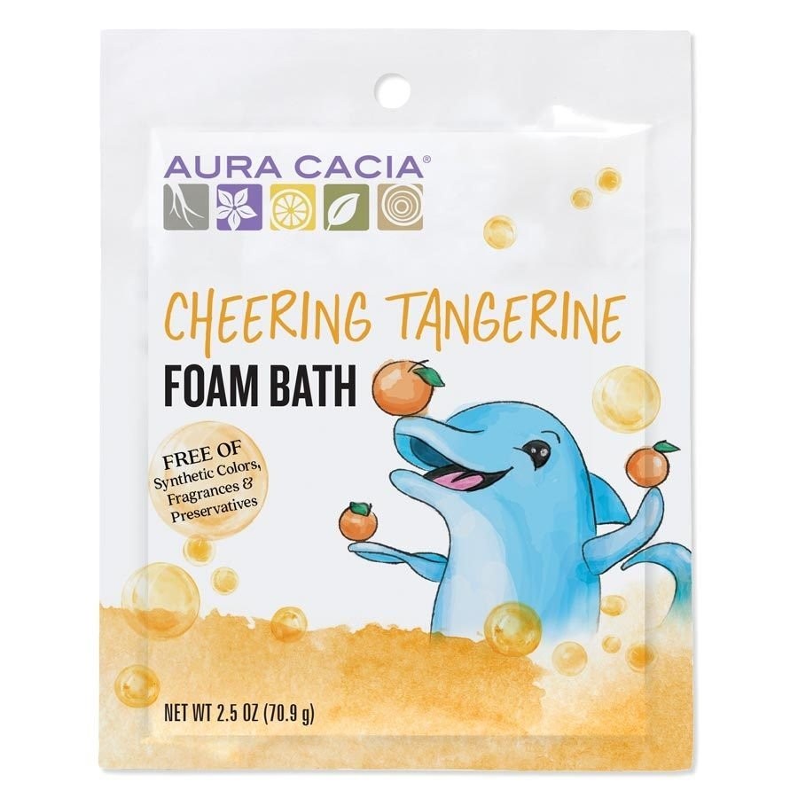 Детская пена для ванны Aura Cacia Cheering Tangerine - Sweet Orange порошок 25 унции 2190₽