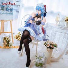 Genshin Impact Ganyu Cosplay Costume Anime Women Girl Maid Dress Halloween New