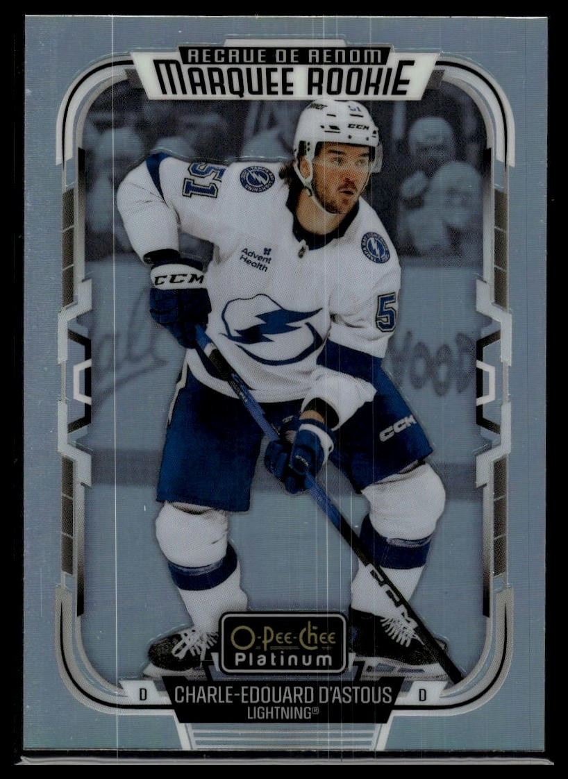 2025-26 O-Pee-Chee Platinum #299 Charle-Edouard D'Astous Rainbow RC