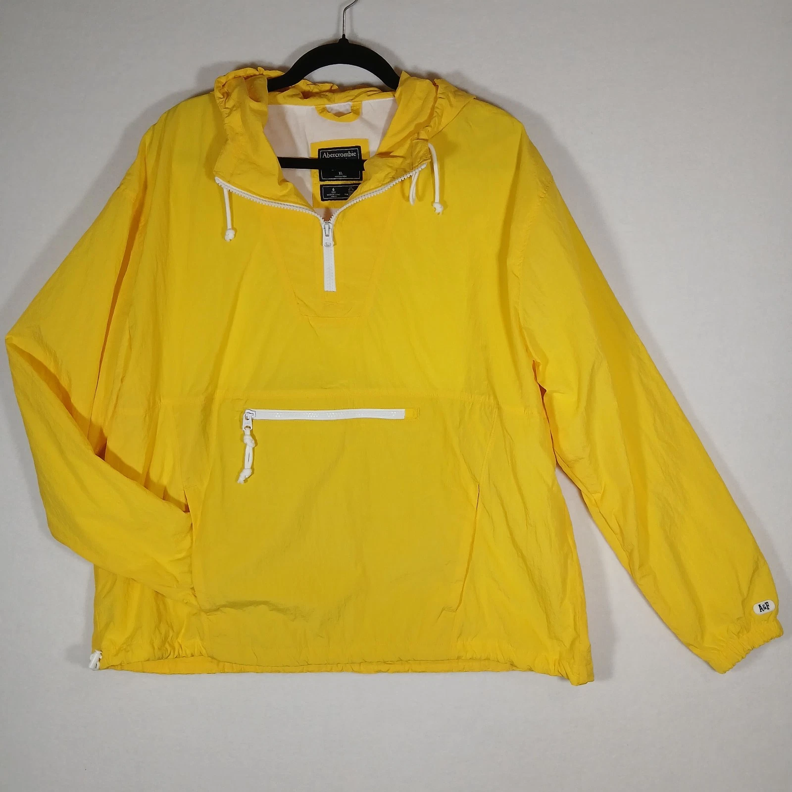 Abercrombie & Fitch Unisex Wind & Water Resistant Jacket XL Men Women #498