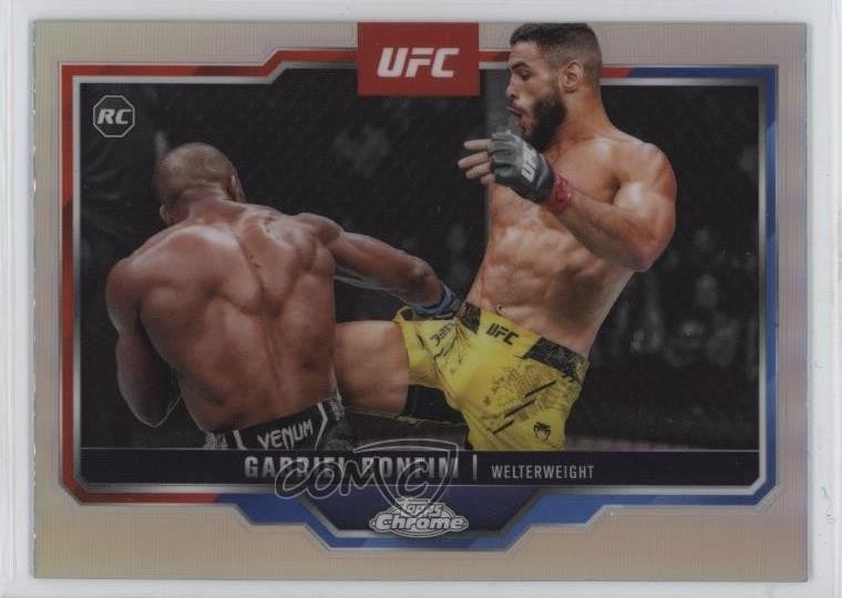 2025 Topps Chrome UFC Refractor Gabriel Bonfim #26 8d2