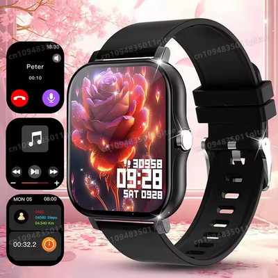 Smartwatch Bluetooth Call 1.80'' HD Touch Screen Fitness Tracker IP67 Android iPh