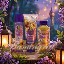 Bath Body Works Disney Princess Rapunzel Fragrance Mist Body Wash Cream 3 PC SET