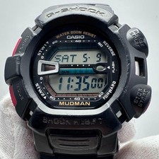 CASIO G9000 1 Mudman Digital Watch 200m Black Red Button Authentic Genuine