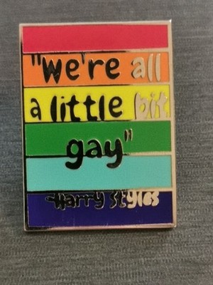 HARRY STYLES ONE DIRECTION Sign Of The Times Pin Badge Patch Neu Hochwertig