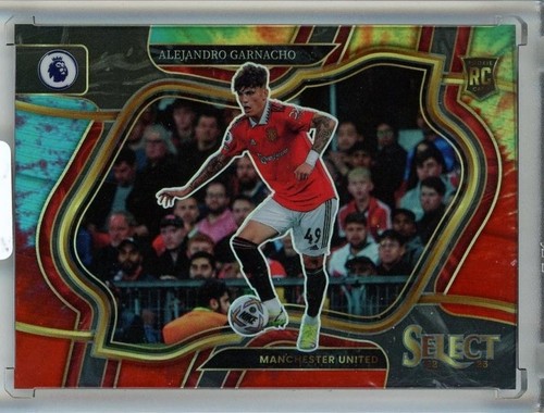 Alejandro Garnacho [Tie Dye] #244 2022 Panini Select Premier League card