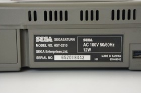 Sega Saturn GREY Console HST-3210 Tested System JAPAN Game -NTSC-J- 652018443