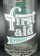 First Aid; The First Aid Syrup Co. of America; 2-color ACL soda pop bottle