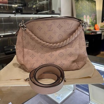 Louis Vuitton Babylone Chain BB Mahina Leather Pink Shoulder Bag SHW
