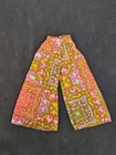 VTG Barbie Doll Mood Matchers #1792 Mod Palazzo Pants Print Bell Bottoms