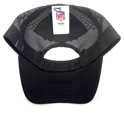 PHILADELPHIA EAGLES BLACK HAT MESH TRUCKER MVP NFL FOOTBALL TEAM CAP NEW - Afbeelding 2 van 3