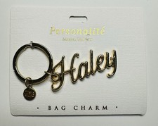 Personalite Marina De Buchi Gold Tone Bag Charm Key Ring Key Chain Haley